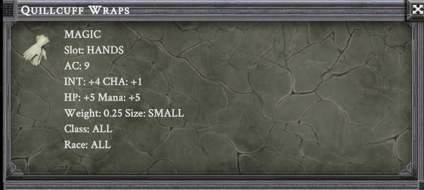 QUILLCUFF WRAPS item card
