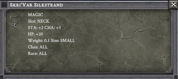 SKRI'VAR SILKSTRAND item card