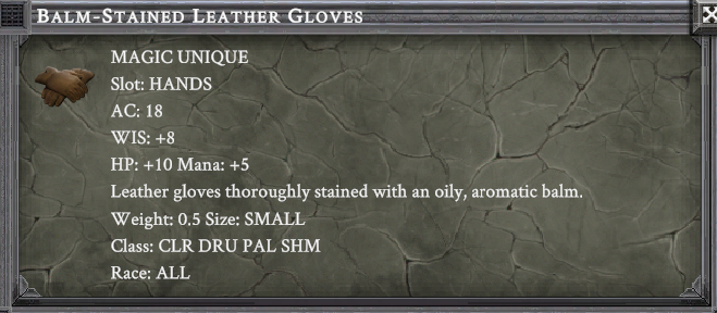 BALM-STAINED LEATHER GLOVES item card