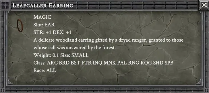 LEAFCALLER EARRING item card