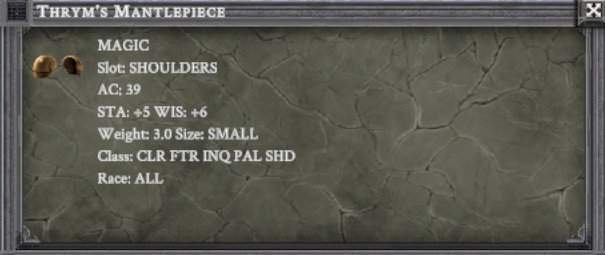 THRYM'S MANTLEPIECE item card