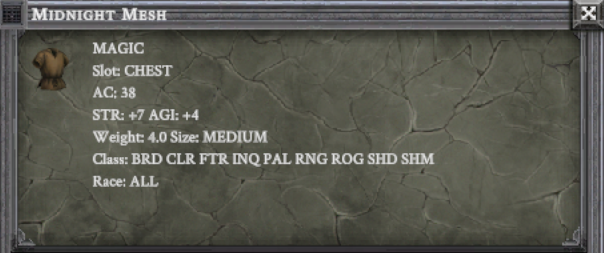 MIDNIGHT MESH item card