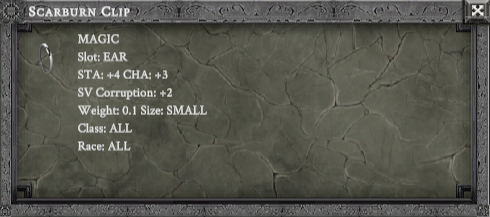 SCARBURN CLIP item card